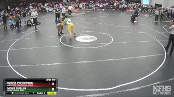 Girls 170 lbs Semifinal - Nichya Pemberton, Lancaster High School Girls vs Ivorie Dublin, Spring Valley Girls