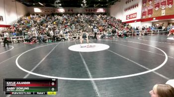 140 lbs 1st Place Match - Kaylie Julander, Kemmerer vs Gabby Dowling, Greybull/Riverside