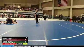 160 lbs Finals (8 Team) - Simon Gades, Annandale/Maple Lake vs Owen Olsem, Fulda/Murray County Central