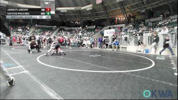 80 lbs Consolation - Hunter Telles, Talihina Youth Wrestling Club vs Zamaree Washington, Del City Little League Wrestling