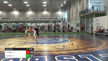 82 lbs Final - Jaiden Finger, Iowa Blue vs Kameron Bedel, Youngbloods