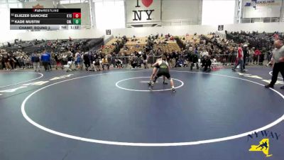 131 lbs Champ. Round 3 - Eliezer Sanchez, KD Training Center vs Kade Mustin, Club Not Listed