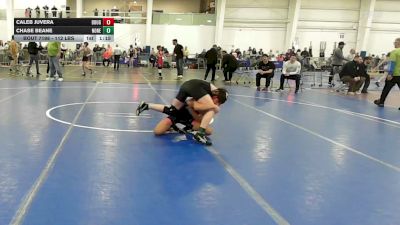 112 lbs Round Of 16 - Caleb Juvera, Doughboys WC vs Chase Beane, None