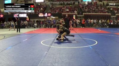 145 lbs Cons. Round 2 - Dominic Wohlgemuth, Catahoula Wrestling vs Lukas Ivey-Ferry, Stillwater Gladiators
