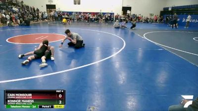 63 lbs Cons. Round 3 - Cain Monsouir, Casper Wrestling Club vs Konnor Maness, Casper Wrestling Club