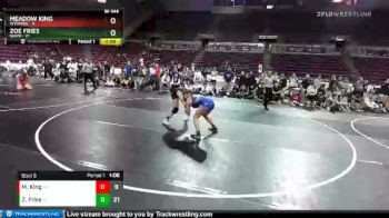 W-144 lbs Round 1 (16 Team) - Zoe Fries, Idaho vs Meadow King, Wyoming