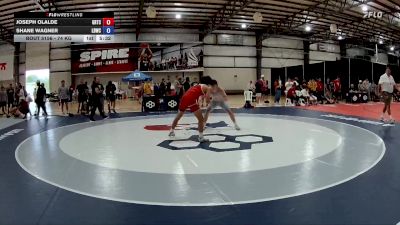 74 kg Champ. Round 2 - Joseph Olalde, Gomez Regional Training Center vs Shane Wagner, Lion's Den Wrestling Club