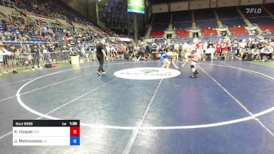 138 lbs Cons 64 #2 - Kamden Hooper, MO vs Jack Malinconico, CA