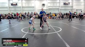 56 lbs Quarterfinals (8 Team) - Max Deshon, Neighborhood WC vs Carter Pollock, Revolution Elite