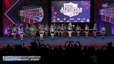 Louisiana Cheer Force - Scarlet [2026 L2 Senior - Medium Day 2] 2026 NCA All-Star National Championship
