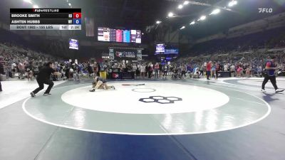 155 lbs Cons. Rd Of 64 - Brooke Smith, KS vs Ashten Hubbs, WY