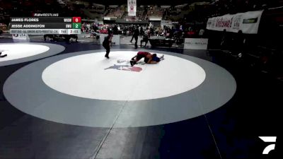 Cons. Round 6 - James Flores, Western High School Wrestling vs Jesse Addington, Driller Wrestling Club