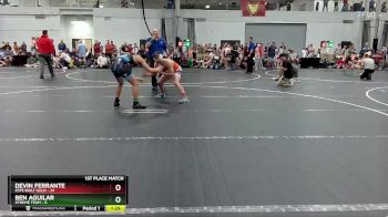 132 lbs Finals (2 Team) - Devin Ferrante, Este Built Gold vs Ben Aguilar, Xtreme Team