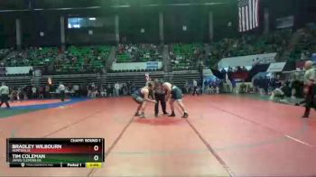 285 lbs Champ. Round 1 - Bradley Wilbourn, Huntsville vs Tim Coleman, James Clemens HS