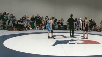 48 kg Cons. Sub-rd Of 16 - Lincoln Whitcome, Immortal Athletics WC vs Mason Mamich, Seasons Freestyle Club