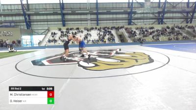 184B Rr Rnd 2 - Marco Christiansen, Nebraska vs Owen Heiser, Air Force