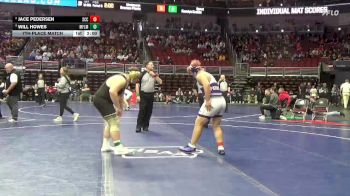 1A-285 lbs 7th Place Match - Jace Pedersen, South Central Calhoun vs Will Howes, MFL MarMac