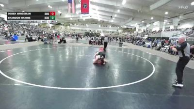150 lbs Semis & 1st Wb (8 Team) - Brandon Harris, Bradley Central High School vs Derek Winseman, Dobyns Bennett High School