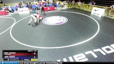 160 lbs Semifinal - Eric Cortez, California vs Jake Honey, Driller Wrestling Club
