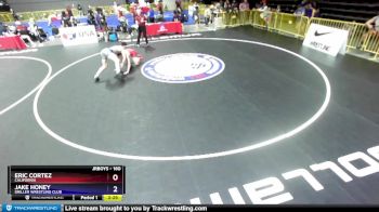 160 lbs Semifinal - Eric Cortez, California vs Jake Honey, Driller Wrestling Club