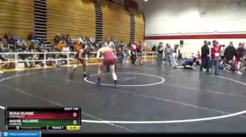 160 lbs Cons. Round 2 - Ryan Dunne, Star Valley vs Nahir Aguirre, Sheridan