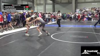 100 lbs Champ. Round 1 - Sawyer Blue, Slyfox vs Tyler Bortnick, Rock Creek