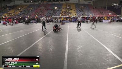 133 lbs Round 1 (16 Team) - Nasir Bailey, Little Rock vs Marcel Lopez, SIU Edwardsville