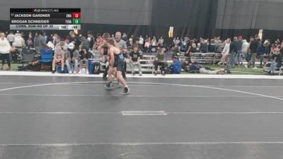 132 lbs Cons. Sub-rd Of 32 - Jackson Gardner, Sanderson Wrestling Academy vs Brogan Schneider, Team Nazar