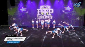 Beach Cheer Athletics - Swirl [2025 L1 - U12 - B Day 2] 2025 Feel The Power