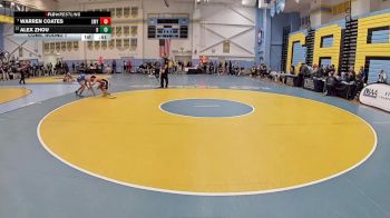 126 lbs Cons. Round 1 - Warren Coates, Smyrna H S vs Alex Zhou, Brandywine