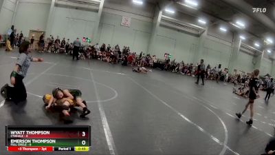 40 lbs Round 3 (6 Team) - Wyatt Thompson, CTWHALE vs Emerson Thompson, Full Circle