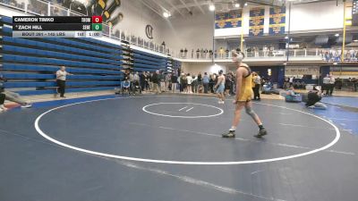 145 lbs 7th Place - Zach Hill, Seneca Valley vs Cameron Timko, Thomas Jefferson