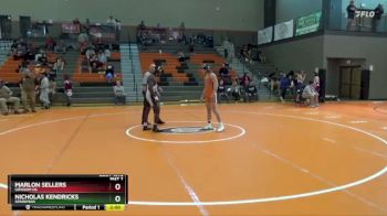 159 lbs Round 2 - Marlon Sellers, Grissom Hs vs Nicholas Kendricks, Sparkman