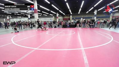 125 lbs Quarterfinal - Shelby Coyle, Amped Wrestling Club vs Iliana Villagrana, All American Wrestling Club