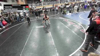 126 lbs Cons. Round 5 - Mack Pell, Cashmere vs Brayden Medelez, Hermiston