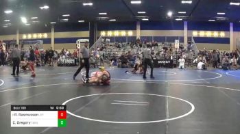 Match - Rhope Rasmussen, Jet Wrestling vs Carter Gregory, Temecula Valley High School