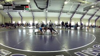 125 lbs Quarterfinal - Justin Jones, Bloomsburg Unattached vs Brady Donovan, West Liberty