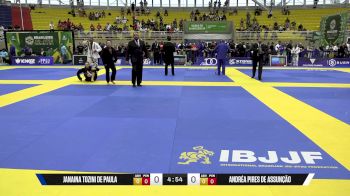 Andréa Pires De Assunção vs Janaina Tozini De Paula 2025 Brasileiro Jiu-Jitsu IBJJF