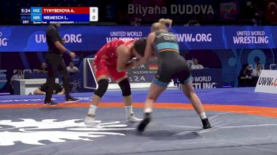62 kg 1/4 Final - Aisuluu Tynybekova, Kyrgyzstan vs Luisa Helga Gerda Niemesch, Germany