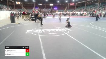 65 lbs Final - Lucas Slocum, Stout Wrestling Academy vs DeShawn Doyle, Steel City
