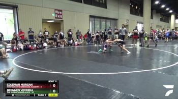 90 lbs Round 4 (6 Team) - Brennen Veverka, The Untouchables Black vs Coleman Morgan, North Desoto Wrestling Academy