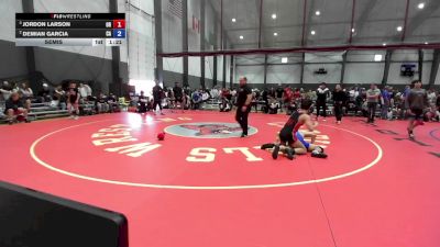 16U Boys FS - 157 lbs Semis - Jordon Larson, OR vs Demian Garcia, CA