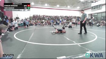 47-51 lbs Consolation - Lynnlee Johnsten, Mannford Pirate Youth Wrestling vs TrüE Dejesus, Team Of Hard Knox