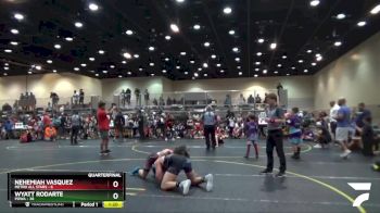 150 lbs Quarterfinals (8 Team) - Nehemiah Vasquez, Metro All Stars vs Wyatt Rodarte, POWA