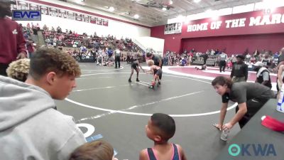 55 lbs Quarterfinal - Jasper Lockett Jr, Cowboy Wrestling Club vs Homer Thompson II, Team Of Hard Knox