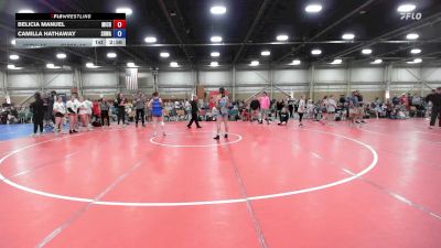 69 kg Rr Rnd 3 - Belicia Manuel, Michigan Wrestling Academy - GHSE vs Camilla Hathaway, South Hills Wrestling Academy - GHSE
