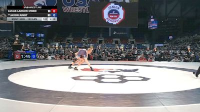 100 lbs Champ. Rd Of 64 - Lucas Larson-Owen, Washington vs Jaxon Jundt, Missouri
