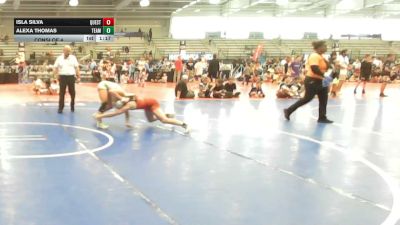 114 lbs Consi Of 4 - Isla Silva, Quest School Of Wrestling Girls - HSG vs Alexa Thomas, Team RJN Green - HSG