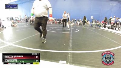 84 lbs Round 3 (4 Team) - Willie Kurtz, OpenMats Wrestling Club vs Quintyn Hendrich, Slyfox Silver