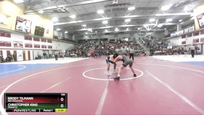 126 lbs Cons. Round 4 - Brody Tilmann, Red Mountain vs Christopher King, Pinnacle